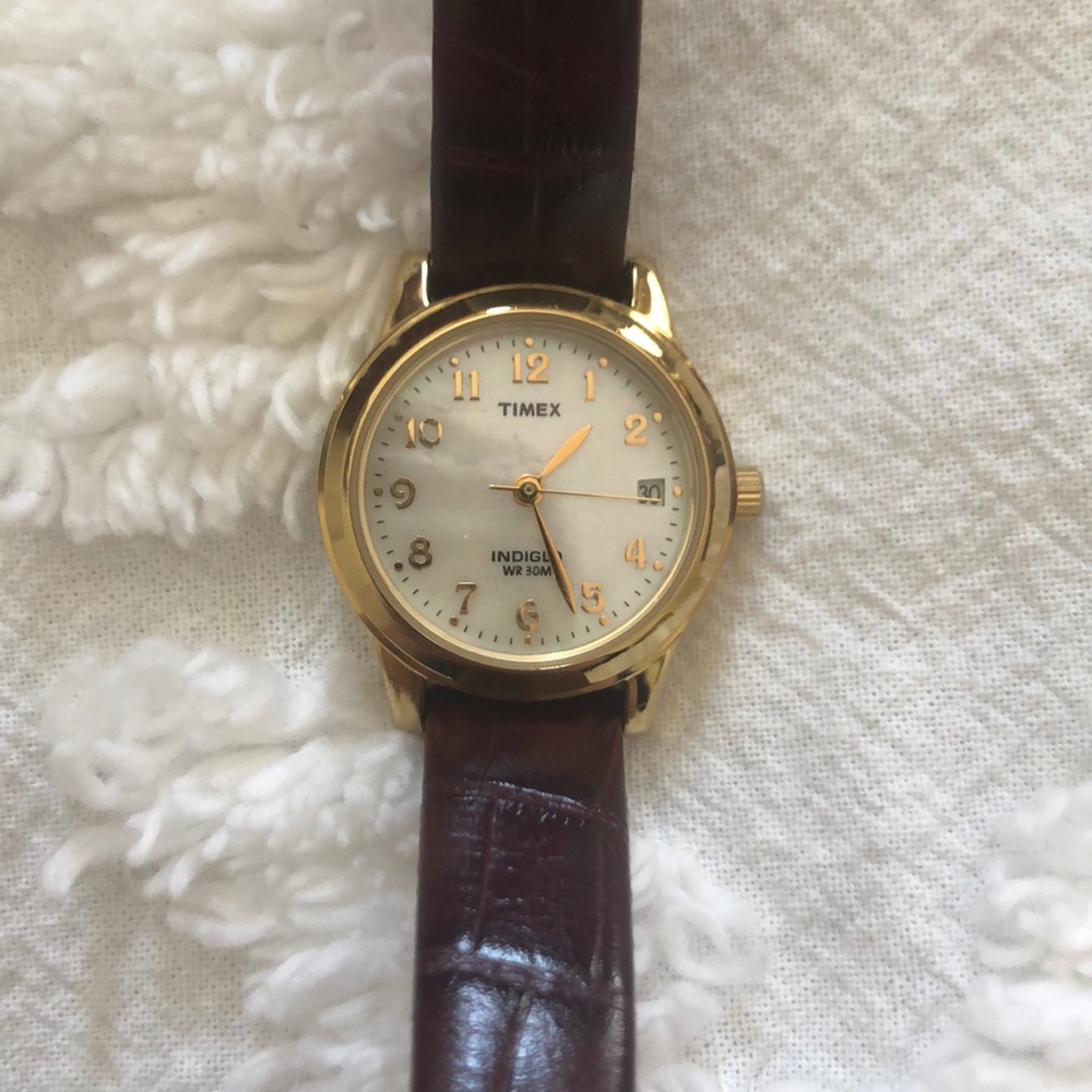 Women’s Timex Brown Leather Watch